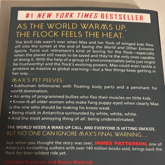 Maximum Ride: The Final Warning Book - Picture 2 of 2